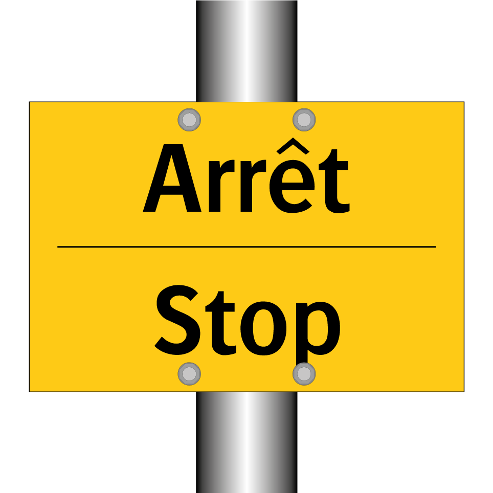 Arrêt - Stop
