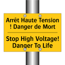 Arrêt Haute Tension ! Danger de  /.../ - Stop High Voltage! Danger To Life /.../