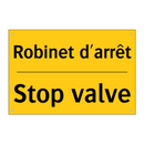 Robinet d'arrêt - Stop valve
