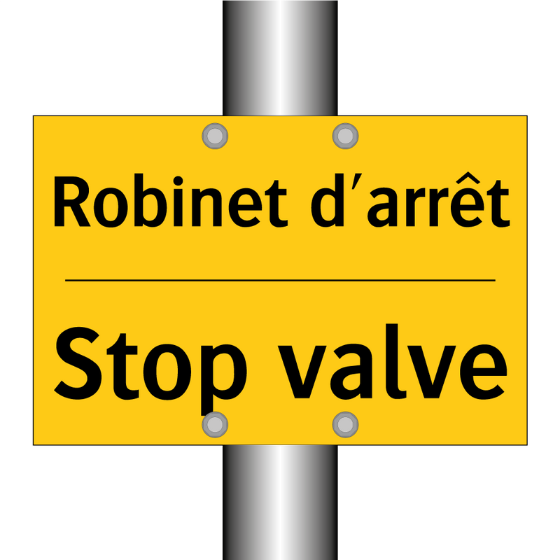 Robinet d'arrêt - Stop valve