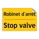 Robinet d'arrêt - Stop valve