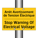 Arrêt Avertissement de Tension  /.../ - Stop Warning Of Electrical Voltage /.../