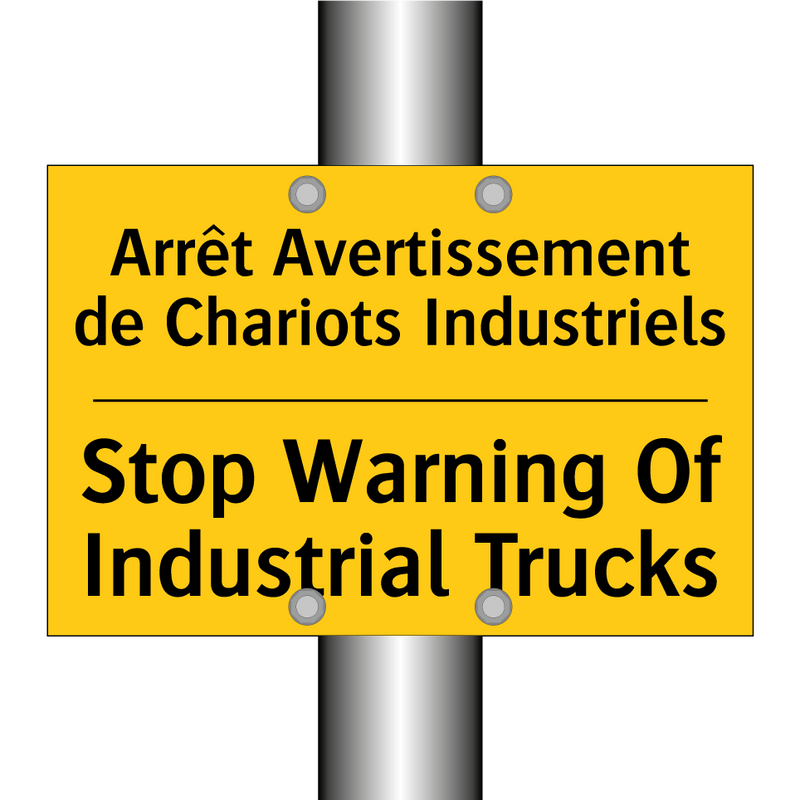 Arrêt Avertissement de Chariots  /.../ - Stop Warning Of Industrial Trucks /.../