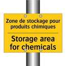 Zone de stockage pour produits  /.../ - Storage area for chemicals