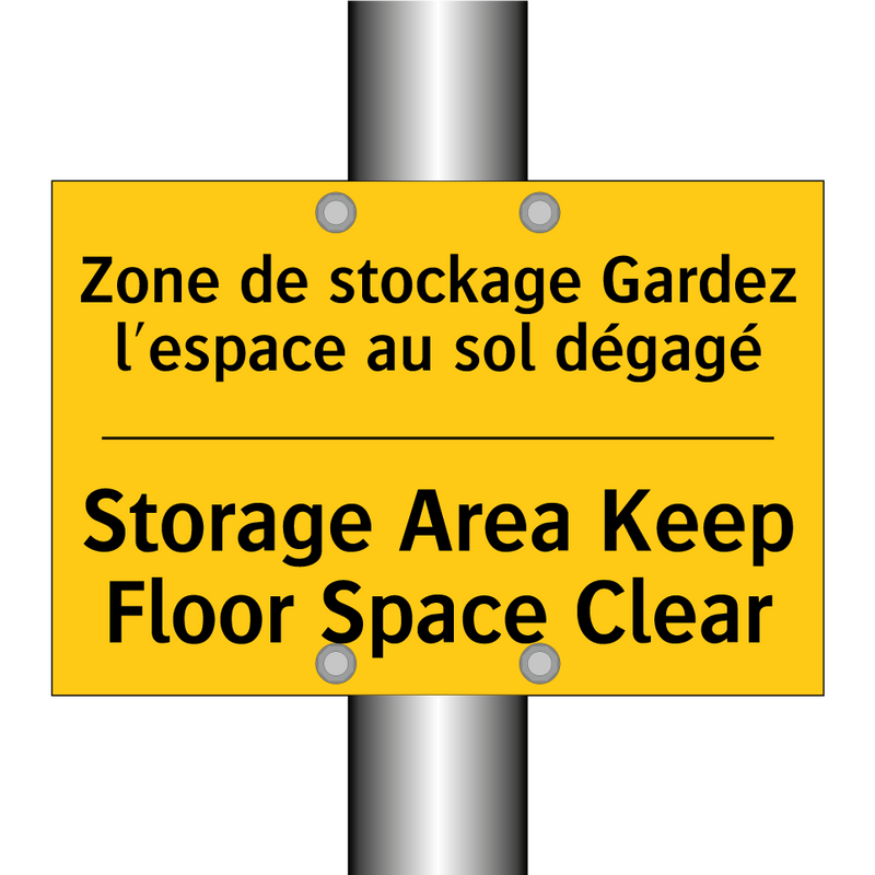 Zone de stockage Gardez l'espace  /.../ - Storage Area Keep Floor Space  /.../