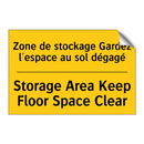 Zone de stockage Gardez l'espace  /.../ - Storage Area Keep Floor Space  /.../