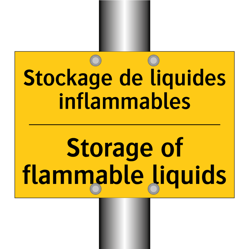 Stockage de liquides inflammables /.../ - Storage of flammable liquids
