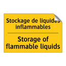 Stockage de liquides inflammables /.../ - Storage of flammable liquids