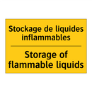 Stockage de liquides inflammables /.../ - Storage of flammable liquids