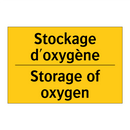 Stockage d'oxygène - Storage of oxygen