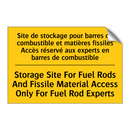Site de stockage pour barres de  /.../ - Storage Site For Fuel Rods And  /.../