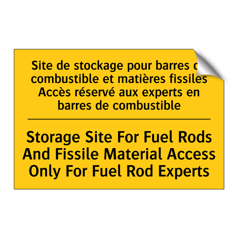 Site de stockage pour barres de  /.../ - Storage Site For Fuel Rods And  /.../