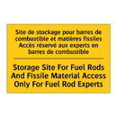 Site de stockage pour barres de  /.../ - Storage Site For Fuel Rods And  /.../
