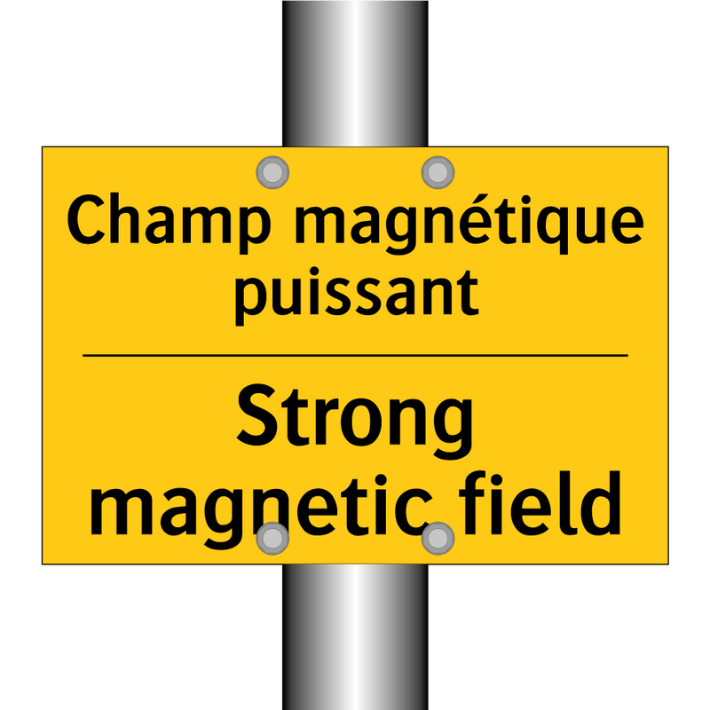 Champ magnétique puissant - Strong magnetic field