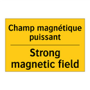 Champ magnétique puissant - Strong magnetic field