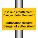 Risque d'étouffement ! Danger  /.../ - Suffocation hazard! Danger of  /.../