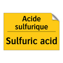 Acide sulfurique - Sulfuric acid