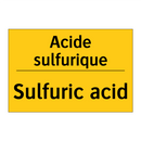 Acide sulfurique - Sulfuric acid