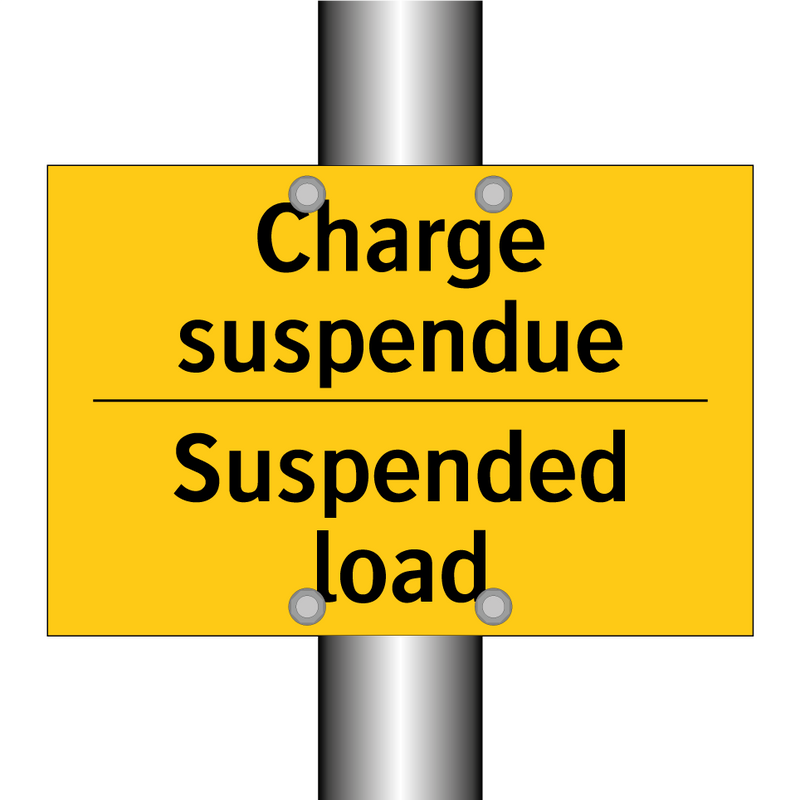 Charge suspendue - Suspended load