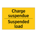 Charge suspendue - Suspended load