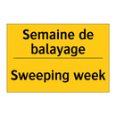 Semaine de balayage - Sweeping week