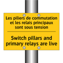 Les piliers de commutation et  /.../ - Switch pillars and primary relays  /.../