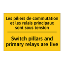 Les piliers de commutation et  /.../ - Switch pillars and primary relays  /.../
