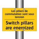 Les piliers de commutation sont  /.../ - Switch pillars are energized