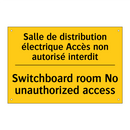 Salle de distribution électrique  /.../ - Switchboard room No unauthorized  /.../