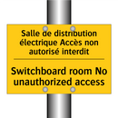 Salle de distribution électrique  /.../ - Switchboard room No unauthorized  /.../