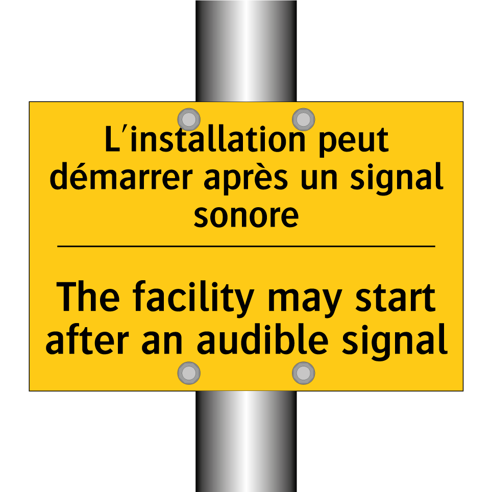 L'installation peut démarrer après  /.../ - The facility may start after an  /.../