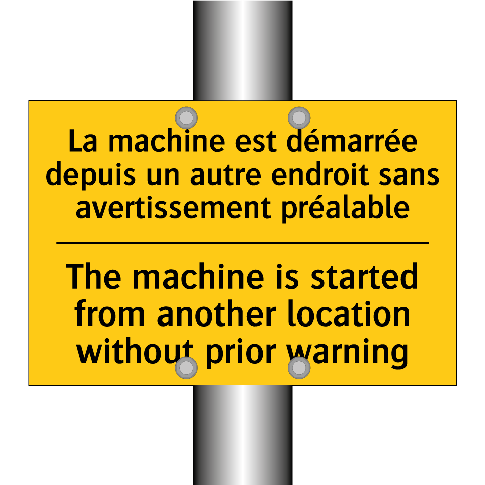 La machine est démarrée depuis  /.../ - The machine is started from another  /.../