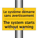 Le système démarre sans avertissement /.../ - The system starts without warning /.../
