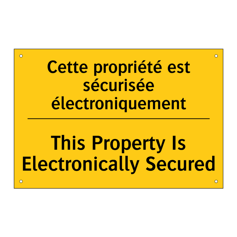 Cette propriété est sécurisée  /.../ - This Property Is Electronically  /.../