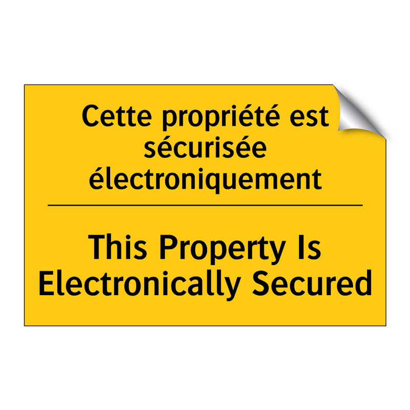 Cette propriété est sécurisée  /.../ - This Property Is Electronically  /.../