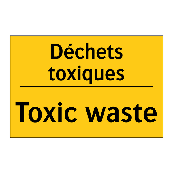 Déchets toxiques - Toxic waste