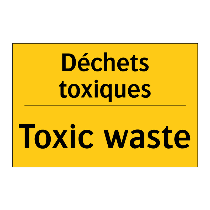 Déchets toxiques - Toxic waste