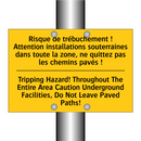 Risque de trébuchement ! Attention  /.../ - Tripping Hazard! Throughout The  /.../