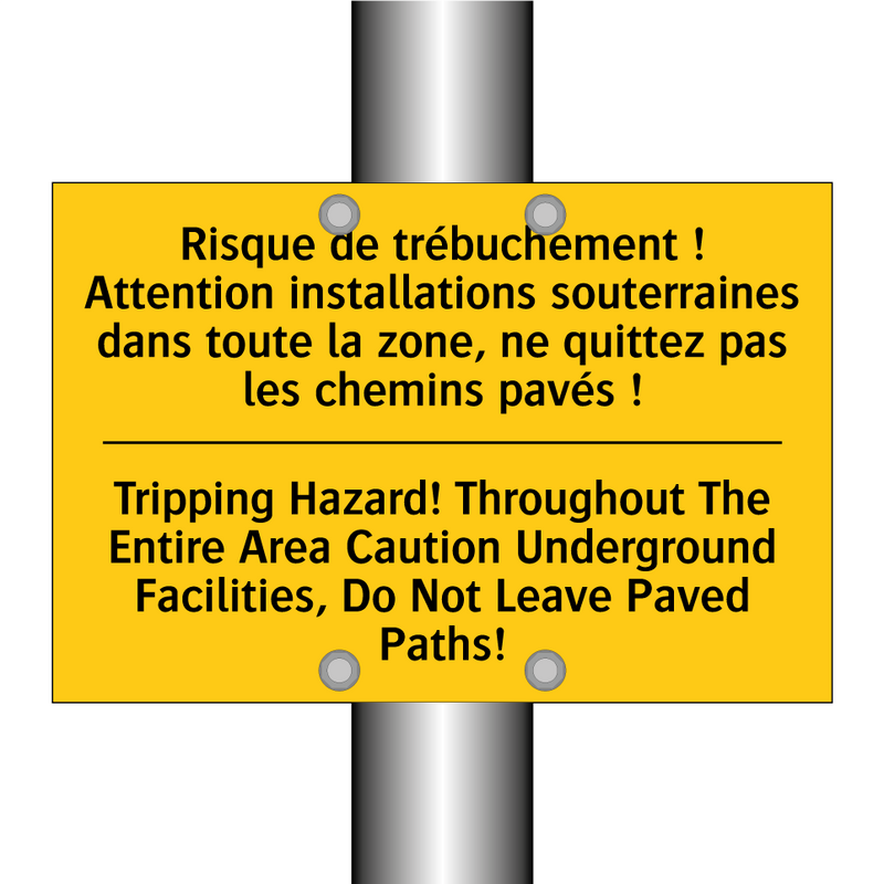 Risque de trébuchement ! Attention  /.../ - Tripping Hazard! Throughout The  /.../