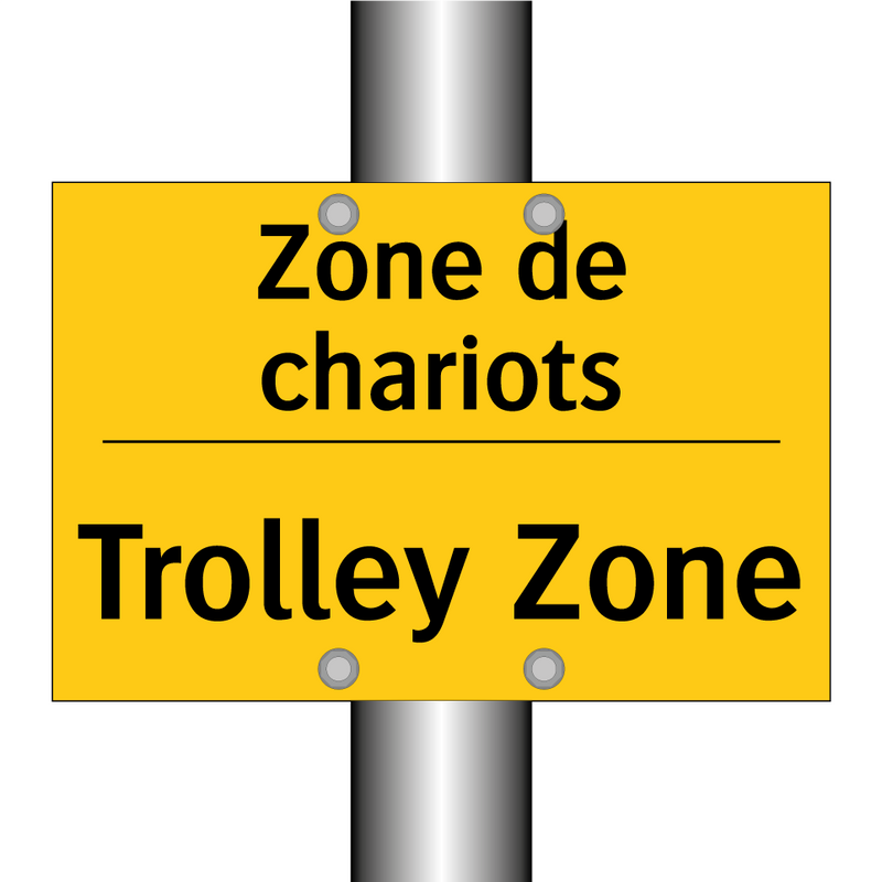 Zone de chariots - Trolley Zone
