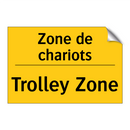 Zone de chariots - Trolley Zone