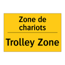 Zone de chariots - Trolley Zone