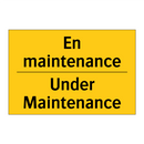En maintenance - Under Maintenance
