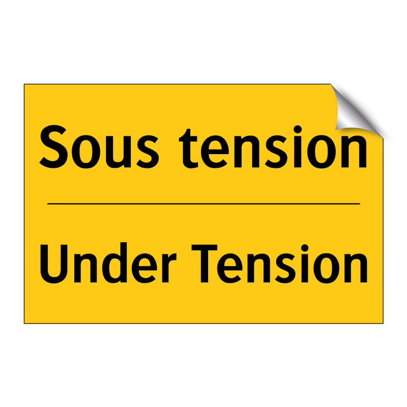 Sous tension - Under Tension