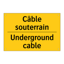 Câble souterrain - Underground cable
