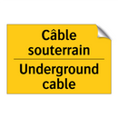 Câble souterrain - Underground cable