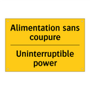 Alimentation sans coupure - Uninterruptible power