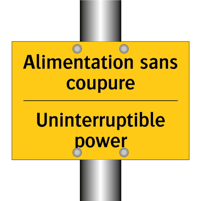 Alimentation sans coupure - Uninterruptible power