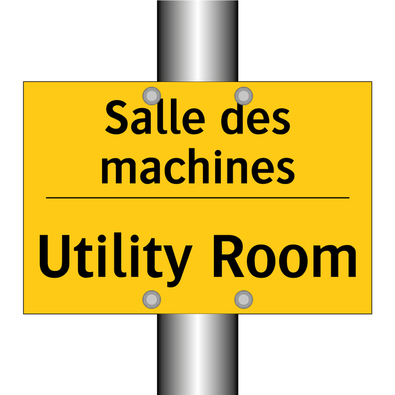 Salle des machines - Utility Room