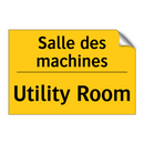 Salle des machines - Utility Room